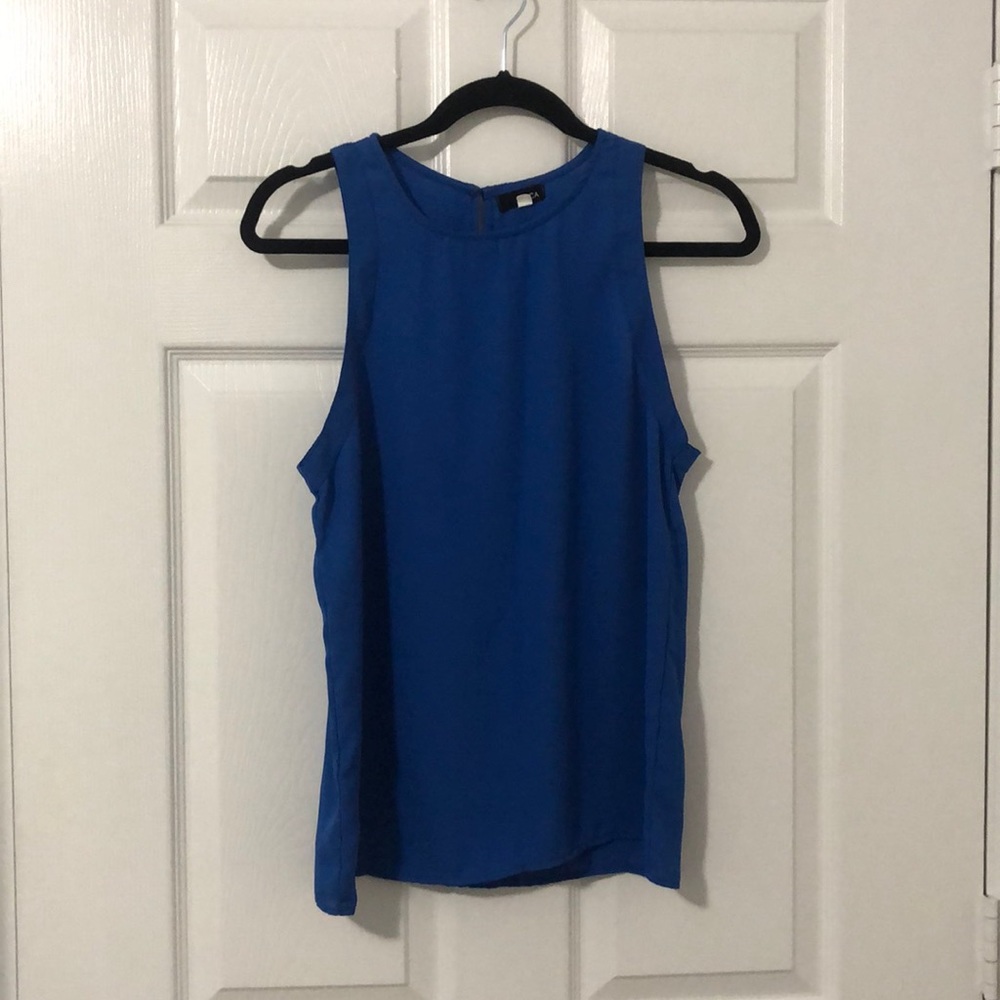 Royal blue blouse